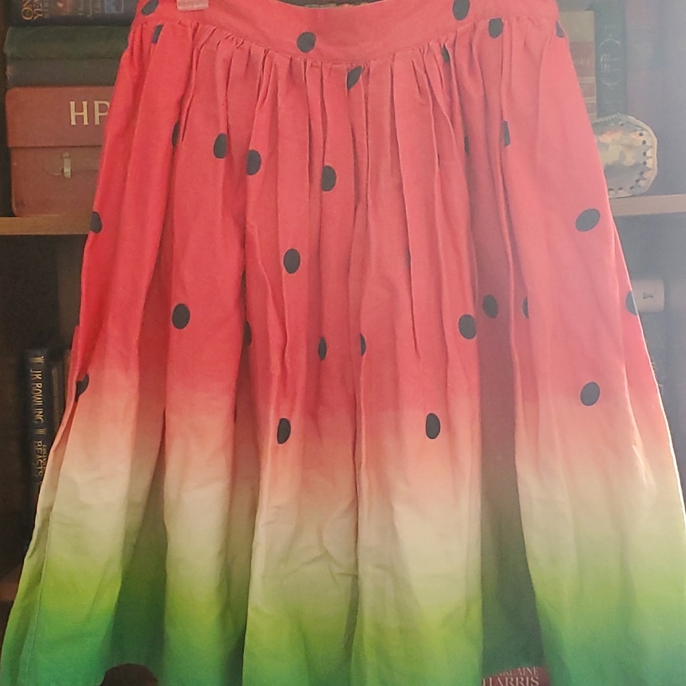 Unique Vintage Watermelon Skirt